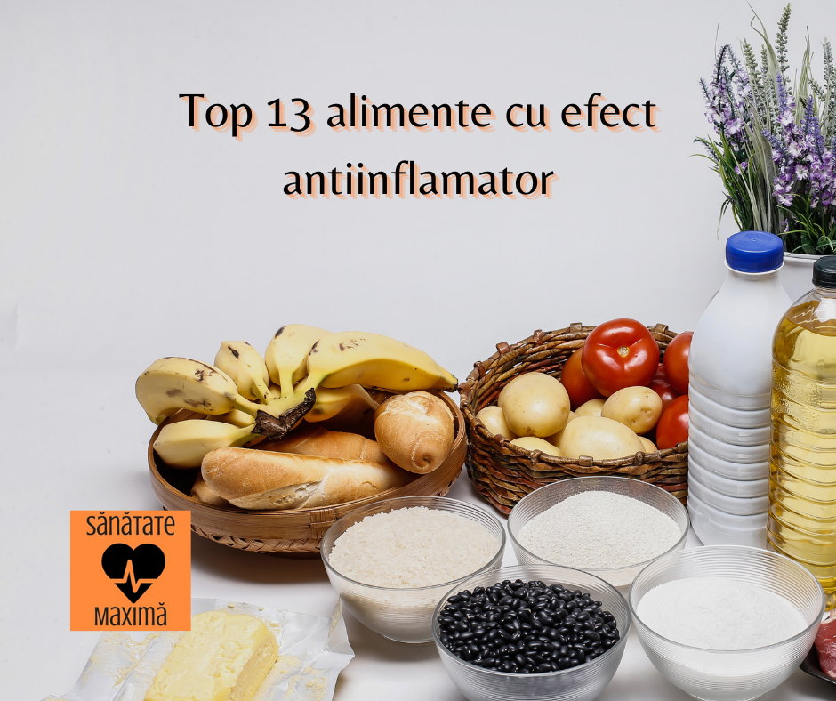 Top 13 alimente cu efect antiinflamator, in funcție de intensitate și caz